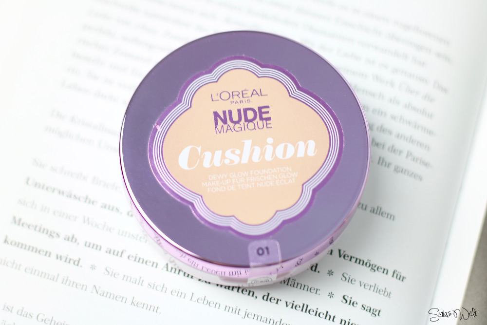 L'Oréal Nude Magique Cushion Foundation Review 01 Erfarhung Anwedung Test heller Hautton