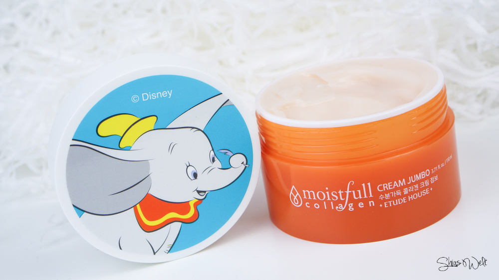 ETUDE HOUSE Moistfull Collagen Cream Jumbo Sheet Mask Dumbo Disney Review Test Online Moisture