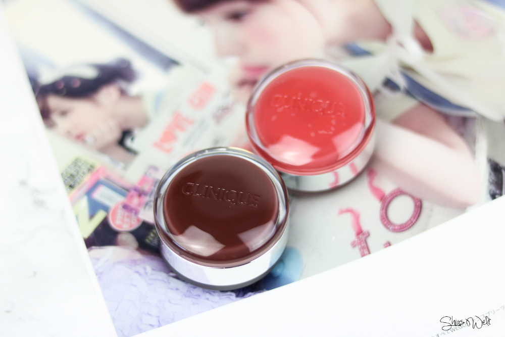 Clinique Sweet Pots Sugar Scrub & Lip Balm Black Honey Sweet Rose Review Swatches Review Shias Welt