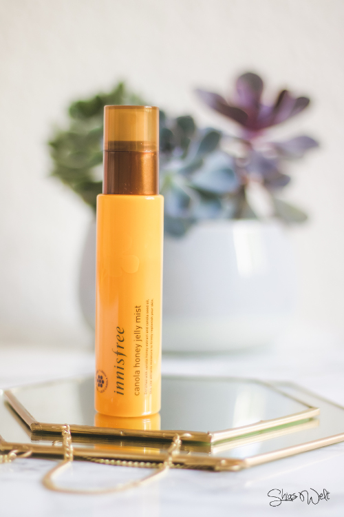 Erholung der Haut an heißen Tagen - Innisfree - Canola Honey Jelly Mist 